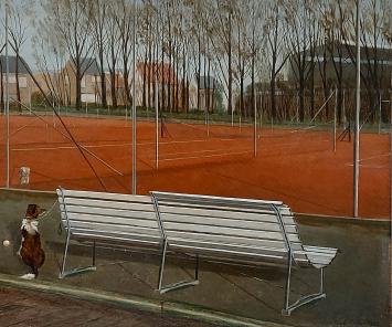 De tennis te Boom 1983