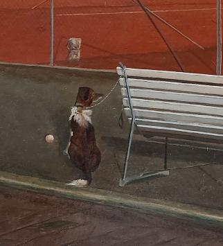 De tennis te Boom 1983