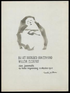 Tekening uit 1965 van Rudi Pillen kopen
