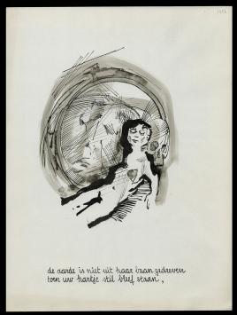 Tekening uit 1965 van Rudi Pillen kopen