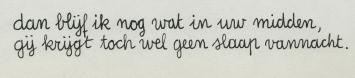 dan blijf ik nog wat in uw midden  1965