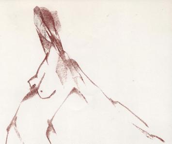 Kunstwerkje op papier van R. Pillen