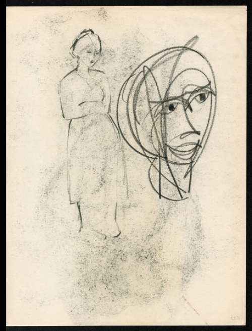 Kunstwerkje op papier van Rudi Pillen kopen