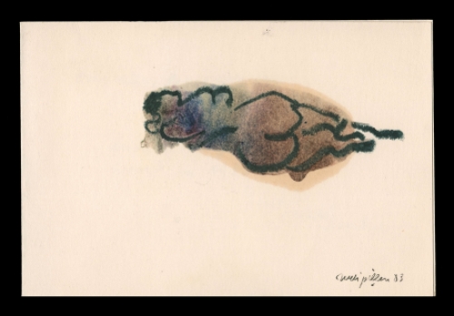 Tekening uit 1983 van Rudi Pillen kopen