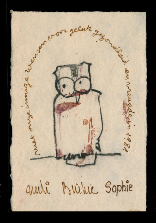 Tekening uit 1981 van Rudi Pillen kopen