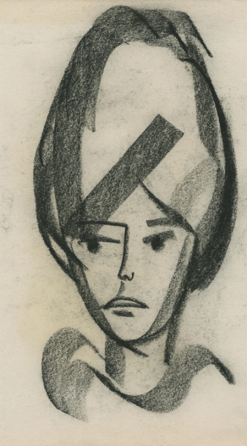 Tekening van de Belgische kunstenaar Rudi Pillen