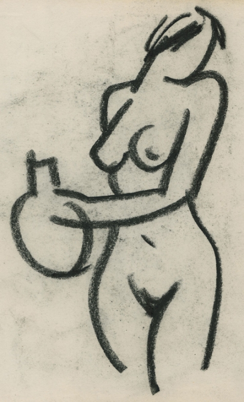 Tekening van de Belgische kunstenaar Rudi Pillen