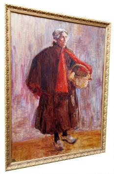 Nederlandse vrouw met mutsenbellen