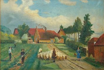 De Belgische schilder Bernard De Pooter