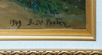 Kunstwerk op canvas van de Wilrijkse schilder Bernard De Pooter