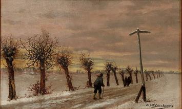 Kunstwerk van de Belgische kunstenaar Josef Schakewits