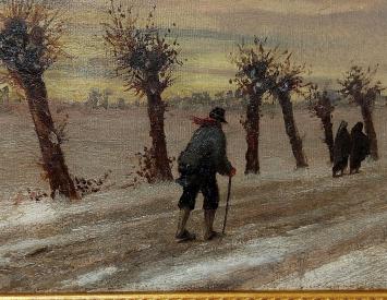 Man op wandel van Josef Schakewits