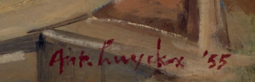 Belgische kunstenaar Antoon Luyckx