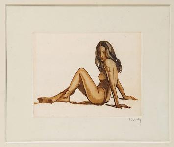 Ets van de Belgische graficus Edgard Schellinck
