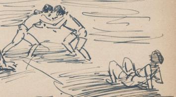 Studieschets van F. Masereel online kopen