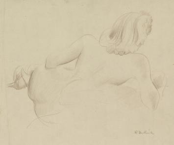 Tekening van de Belgische kunstenaar Raphaël De Buck of Raf De Buck