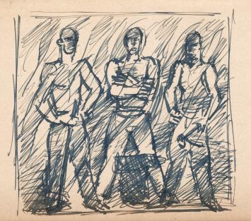 Kunstwerkjes op papier van Frans Masereel