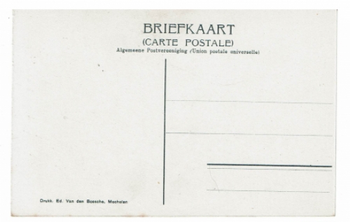 Postkaart van de Mechelse kunstenaar Alfred Ost