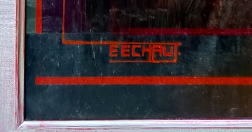 De Belgische kunstenaar Eugène Eechaut