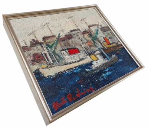 Een schilderij op canvas van Hubert De Vries