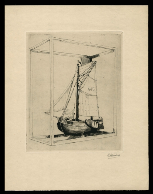 Droge naald ets van Rodolphe Schönberg kopen