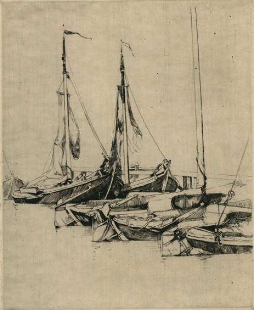 Ets uit 1937 van R. Schönberg kopen