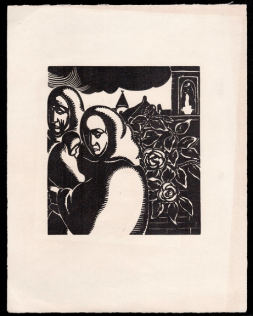 Houtsnede van Jan Frans Cantré kopen