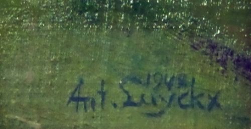 Belgian painter Antoon Luyckx