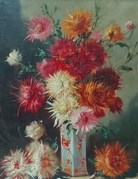 De Belgische schilder Joseph Klaas
