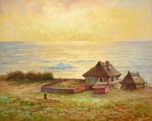 Fischer Hüte an der Ostsee