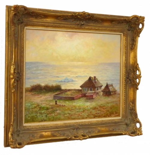 Fischer Hüte an der Ostsee