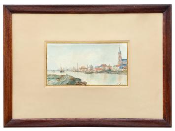 Aquarel van Henri Seghels Jr.