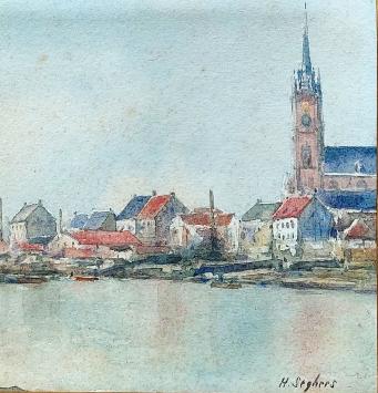 Belgische schilder Henri Seghels Jr.