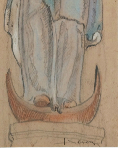 O.L.Vr aan de voorgevel Kerk Begijnhof te Leuven