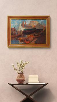Boten te Amsterdam (+/- 1916)