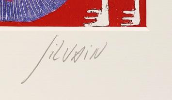 De Waalse kunstenaar Christian Silvain