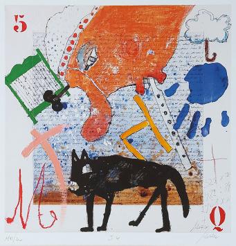 Kunstwerkje van de Waalse kunstenaar Christian Silvain