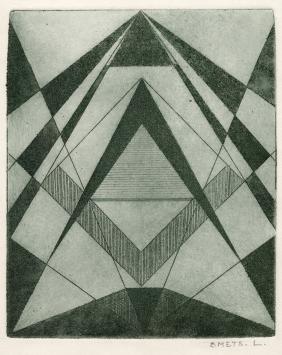Groene ets van Léon Smets (Mechelse kunstenaar)