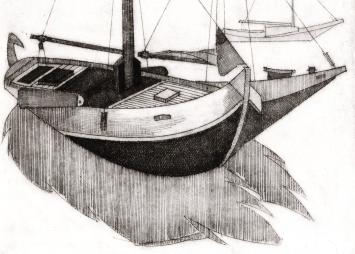 Gesigneerde ets van Léon Smets kopen