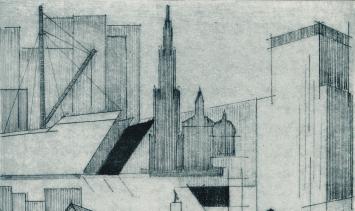 Figuratief abstract kunstwerk, De Antwerpse stad