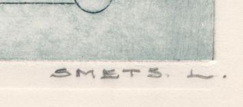 De gestileerde stad met mensen en auto's 4/10