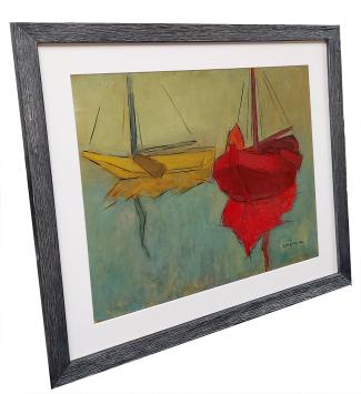 Twee bootjes in het water