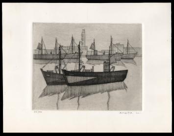 Ets van de Belgische graficus Léon Smets