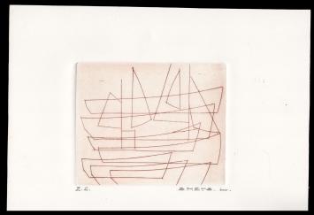Kunstwerkje van de Belgische graficus Léon Smets