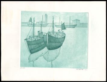 Kunstwerkje van de Belgische graficus Léon Smets