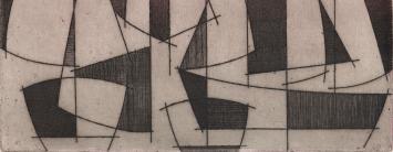 Belgische abstracte kunst kopen, boten en zeilen
