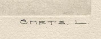 Ets, naakt handen achter het hoofd 4/10