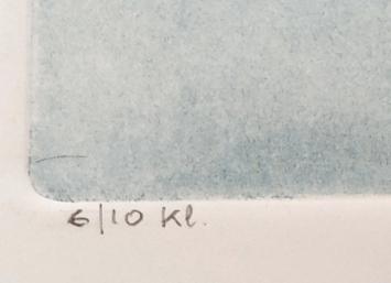 Gesigneerde ets van Léon Smets kopen