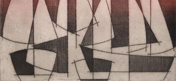 Belgische abstracte kunst kopen, boten en zeilen