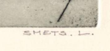 Ets in twee kleuren kopen van L. Smets